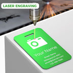 Personalized Luggage Tags, Custom Luggage Tags 4 Pack TSA Approved Double Sided - Image 3