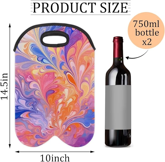 Wine Carrier Tote Personalized Bag - Image 2