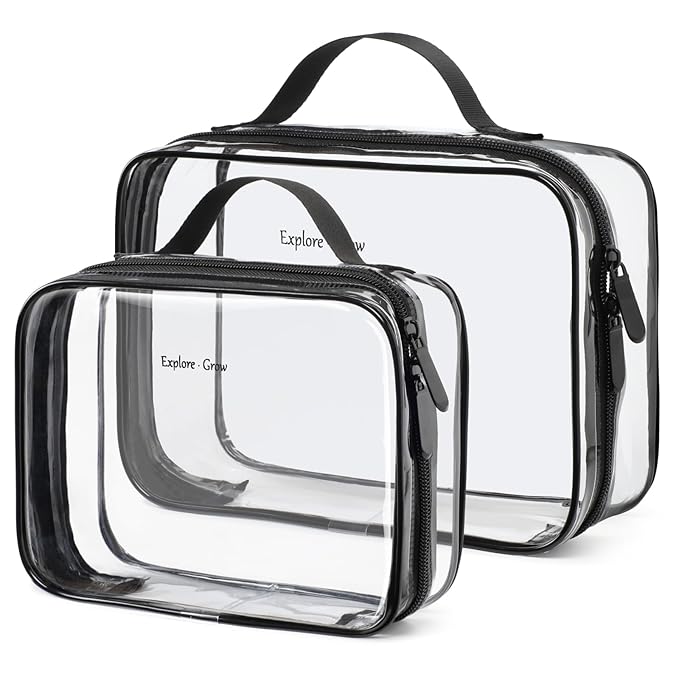 PACKISM Clear Makeup Bag by Packism
