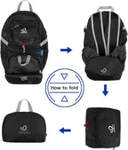 WATERFLY Small Lightweight Packable Backpack: 20l Ultra Light Foldable Travel - Image 6