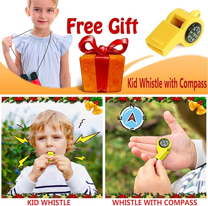 Kids Binoculars Best Gifts for 3-12 Years Boys Girls High-Resolution Optics - Image 6