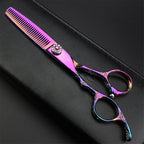 6-Inch Left Handed Hairdresser Hairdresser Scissors Set (6 inches, 2 Pieces-C)