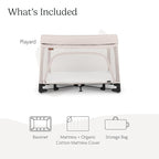UPPAbaby Remi Playard | Deluxe 3-in-1 Portable Playard, Bedside Bassinet + - Image 2