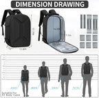 TORIBIO Camera Backpack, Hardshell DSLR Photography Camera Bag, Waterproof Hard - Image 5