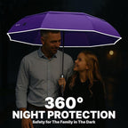 Royal Walk Windproof Folding Travel Umbrella Compact and Strong Luxurious Real - Image 5