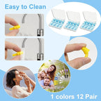Ear Plugs for Sleeping, 12 Pair Earplugs Noise Canceling Soft Silicone Ear Plug - Image 5