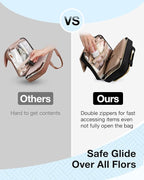 BAGSMART Toiletry Bag Hanging Travel Makeup Organizer - Image 4
