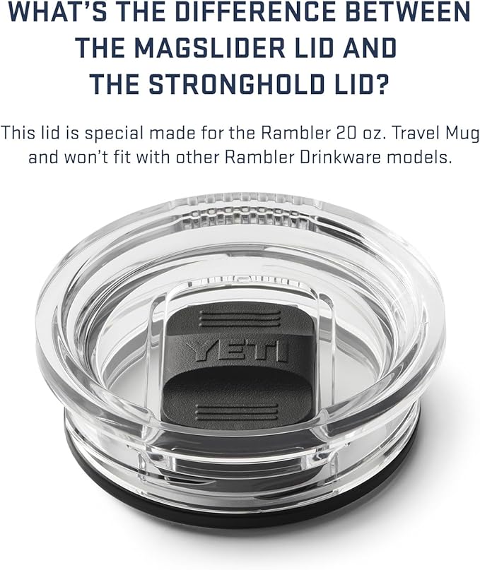 YETI Rambler 20 oz Travel Mug, Stainless Steel, Vacuum Insulated - Image 7