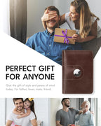 ALLIVE Passport Holder for Travel, Genuine Leather Passport Holder - Image 6