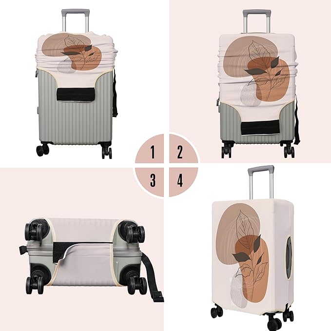 Travel Luggage Cover Suitcase Protector Fits 18-32 Inch Wheel Covers - Image 3