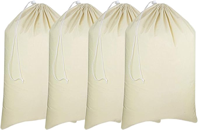 Urban Villa Laundry Bags Canvas Dirty Clothes Travel Laundry Bag Machine by CottonTrends