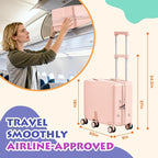 Kids Ride-On Luggage, Foldable Pedal, Hidden Cup Holder & Combination Lock - Image 7
