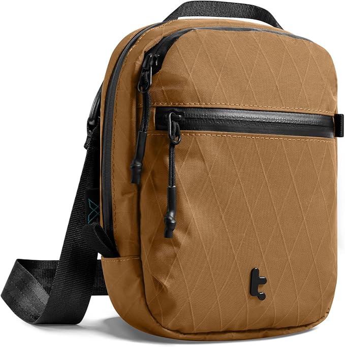 tomtoc Aviator-T37 X-Pac Travel Crossbody RFID Blocking Bag, Holds 4-6 Passports by tomtoc