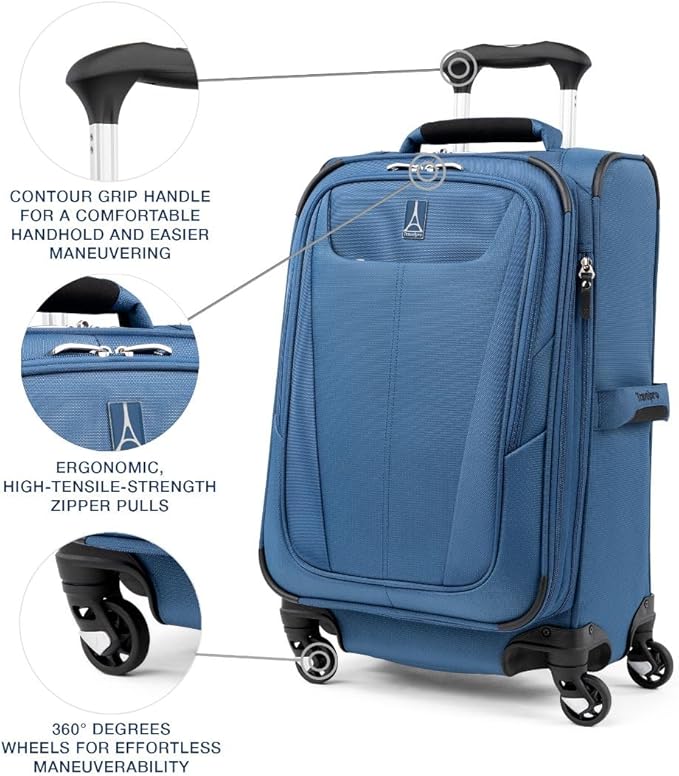 Travelpro Maxlite 5 Softside Expandable Carry-On Luggage - Image 2