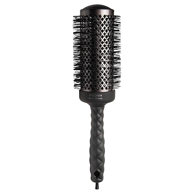 Fromm Elite Thermal Ceramic x Ionic 2" Round Brush for Expert Blowouts and Faster Hair Drying | Extended Barrel for Styling, Smoothing, Straightening Longer Thicker Hair