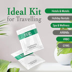 ECO Sachet Individually Wrapped Toiletries, Travel Size Bulk Shampoo and - Image 2