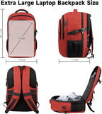 Lapsouno Large Backpack, Travel Laptop Backpack, Carry on Backpack, Sturdy 17 - Image 6