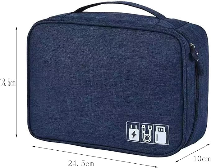 Cable Organizer bag for women or men, Electronic Accessories Carry Case - Image 3