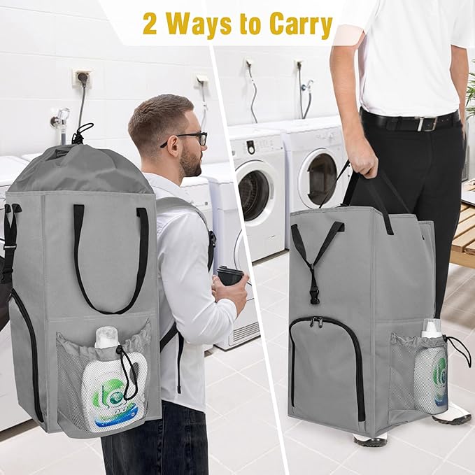 Laundry Bag Backpack Extra Large, 110L Laundry Backpack Heavy Duty - Image 4