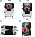 Luggage Cover Washable Suitcase Protector Anti-scratch Suitcase cover Fits - Image 4