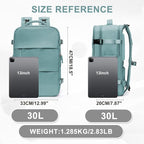 coowoz Large Travel Backpack For Women Men, Carry On Rucksack Flight Approved - Image 3