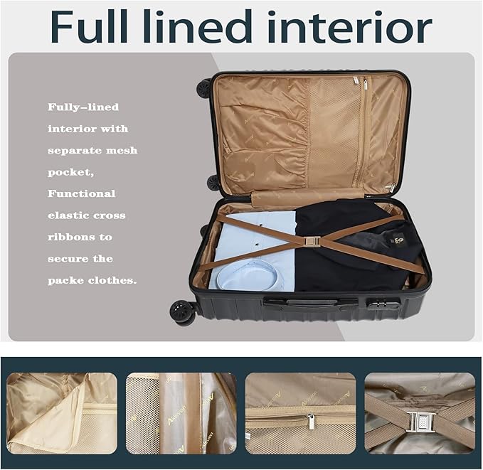 Luggage Sets 3 Piece-Suitcase Set- Luggage - Image 2