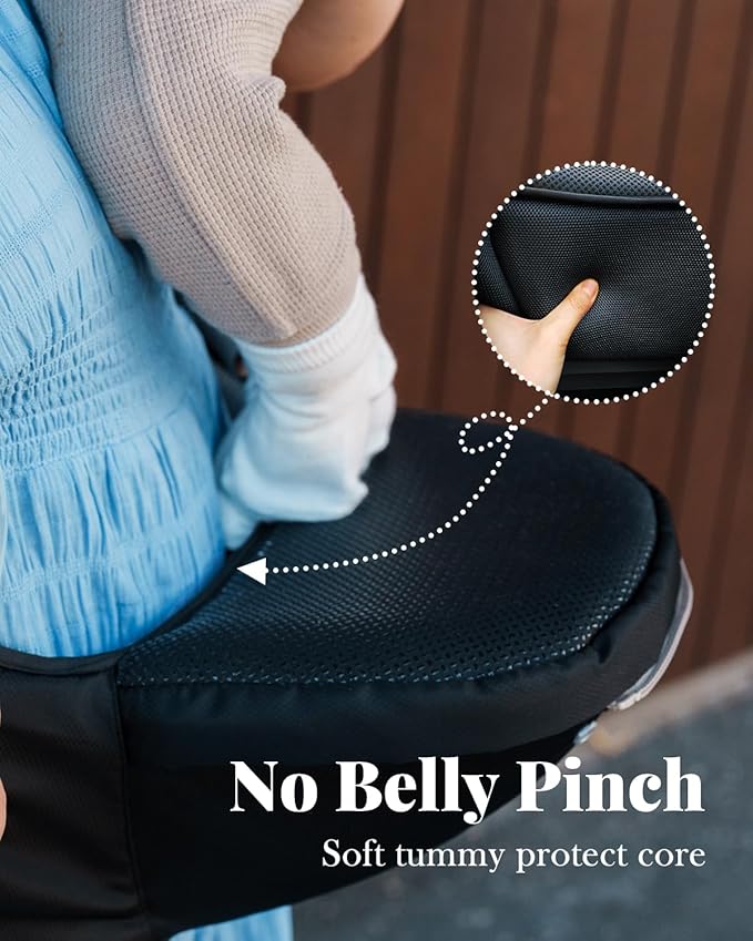 Baby Carrier, MOMTORY Safety-Certified 6-in-1 Baby Carrier Newborn to Toddler - Image 4