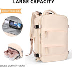 coowoz Travel Backpack For Women Men, Carry On Backpack, Hiking Backpack - Image 4