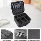 Travel Makeup Bag Makeup Cosmetic Train Case Organizer Portable Storage Bag - Image 4