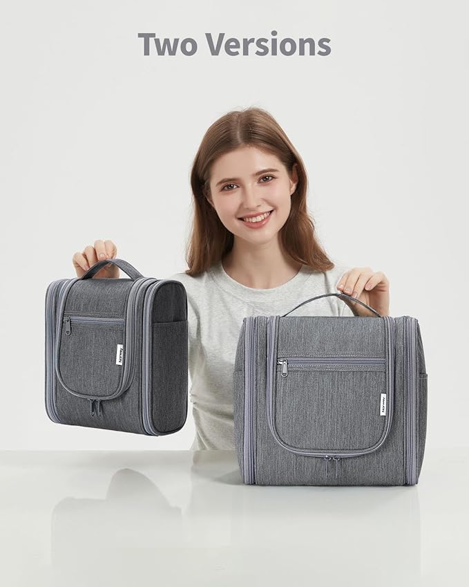 Narwey Small Hanging Toiletry Bag Women Travel Makeup Bag Organizer Toiletries - Image 9
