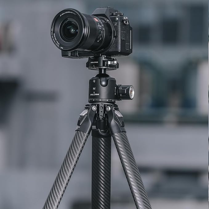 Falcam TreeRoot F38 Pro Carbon Fiber Tripod, 5kg Load, F22 Interfaces, 1/4" - Image 5