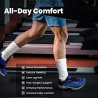 IRAMY Crew Compression Socks Athletic Running Socks - Image 6