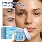 Hyaluronic Acid Capsule Face Cream,Moisturizer Capsule Facial Cream,Hydrating Night Face Cream Skincare 4.9 OZ