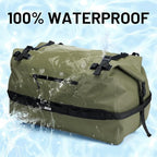 MIER Large Waterproof Duffel Bag Rolltop Dry Backpack Duffle Bags - Image 2