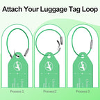 4 PCS Personalized Metal Luggage Tag – Personalized Engraved Suitcase Tag - Image 3