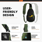 SKYSPER Sling Bag RFID Crossbody Sling Backpack Cross Body Shoulder Bag Travel - Image 4