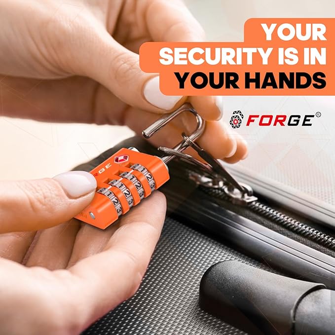 Forge Dual-Opening: Key or Combination Access Lock, TSA Approved Locks - Image 8