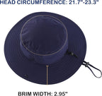 Connectyle Sun Hat for Men Women Outdoor UV Protection Safari Hat for Fishing - Image 3
