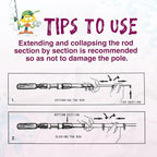 Kids Fishing Pole, Portable Telescopic Kids Fishing Poles - Image 7