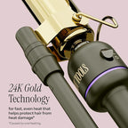 Hot Tools Pro Artist 24K Gold Marcel Iron | Long Lasting Curls, Waves (1/2 in)