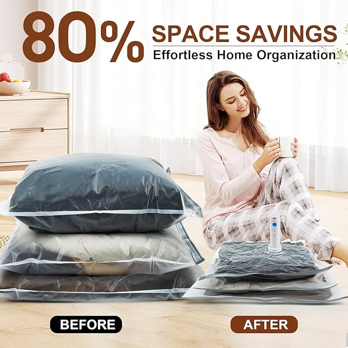 20 Pack Vacuum Storage Bags, Space Saver Bags - Image 2