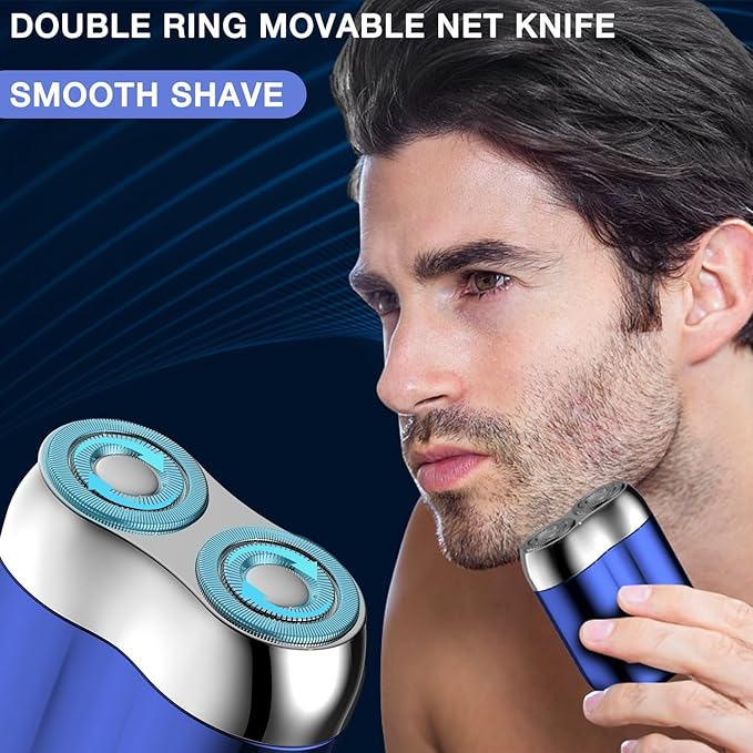 2025 New Model Mini Dual-Head Electric Shaver, Electric Mini Portable Razor - Image 2