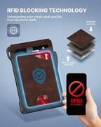typecase Tactical Wallet for Men Card Holder: Pop Up Card Case, Genuine Leather - Image 7