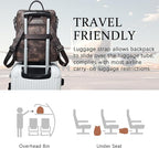 Shrrie Vegan Leather Laptop Backpack - Image 5
