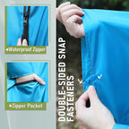 SaphiRose Unisex Rain Poncho Raincoat Hooded - Image 3