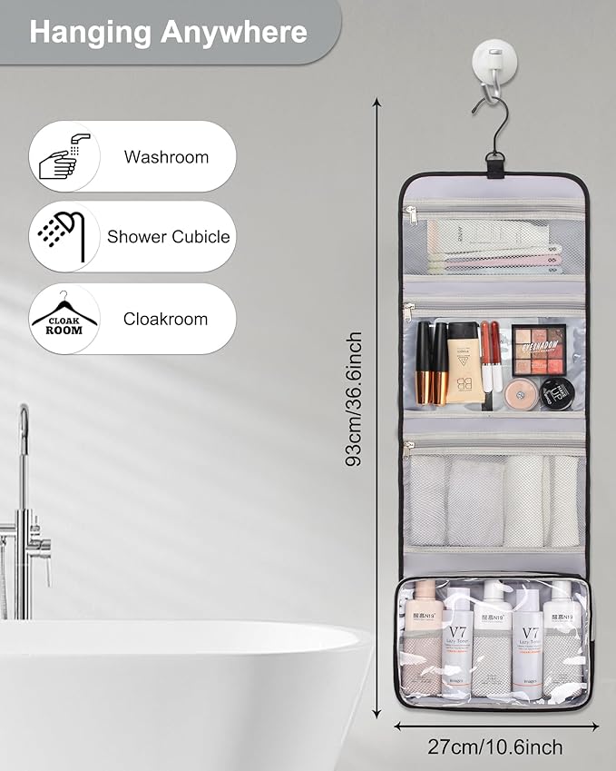 Relavel Travel Hanging Toiletry Bag - Image 4