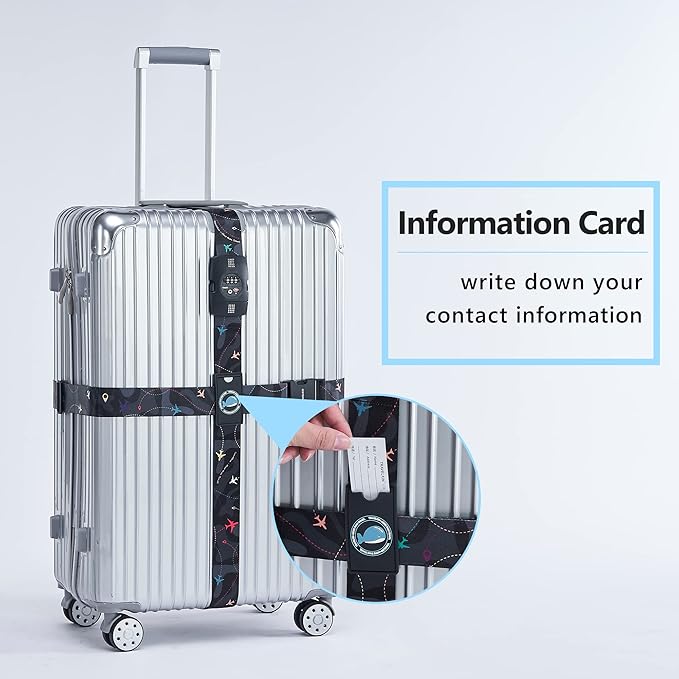 Travelkin Luggage Straps TSA Approved - Image 4