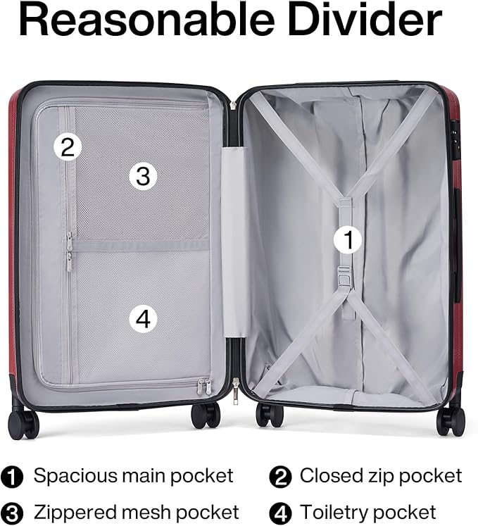 Hanke 29 Inch Luggage Suitcases - Image 5