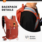SKYSPER Small Hiking Backpack - 15L Travel Daypack Lightweight Bag Water - Image 5