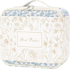 Chomeiu Makeup Bag with LED Mirror, Cute Cosmetic Bags Birthday Gifts - Image 8